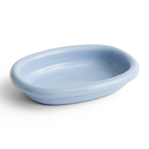 HAY Oval dish Barro small light blue