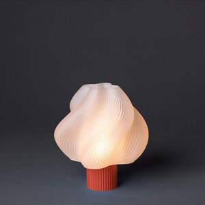 Crème Atelier Lamp Soft Serve Portable rubarb