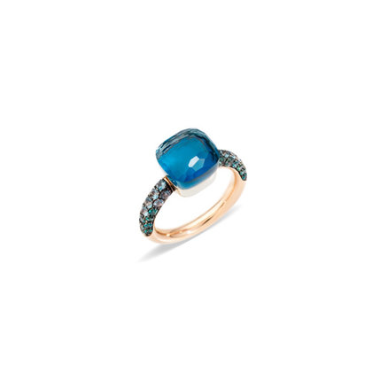 Pomellato Deep Blue Nudo ring