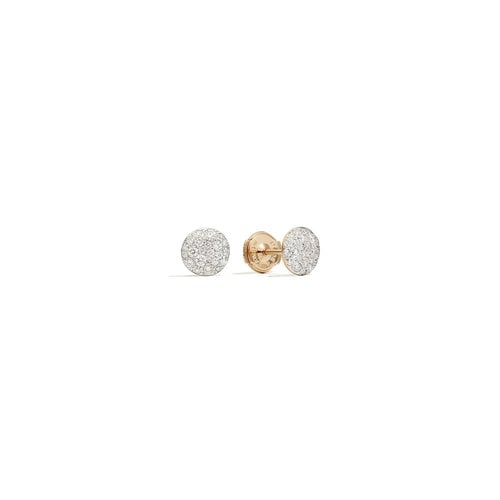 Pomellato Sabbia oorstekers in roségoud met diamant Leon Martens Juwelier Pomellato Sabbia oorstekers in roségoud met diamant Leon Martens Juwelier
