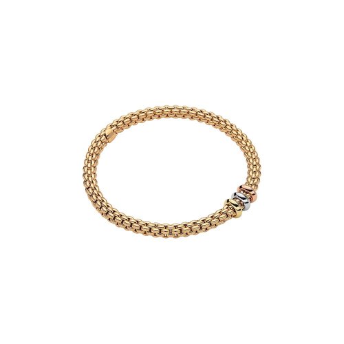 Fope Solo armband in geelgoud, tri colore Leon Martens Juwelier Fope Solo armband in geelgoud, tri colore Leon Martens Juwelier