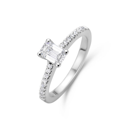 Leon Martens solitair ring in witgoud met diamant Leon Martens Juwelier Leon Martens solitair ring in witgoud met diamant Leon Martens Juwelier