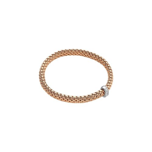 Fope Vendome armband in rosé- met witgoud en diamant Leon Martens Juwelier