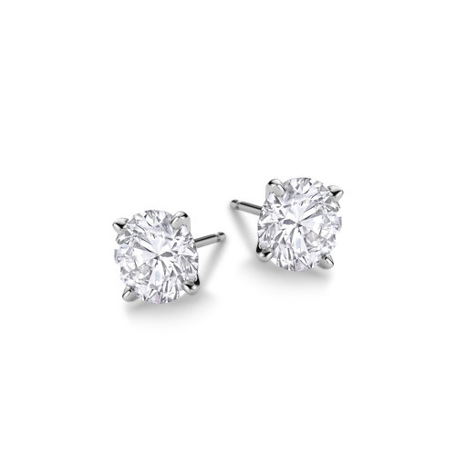 Leon Martens solitair oorstekers in witgoud met diamant Leon Martens Juwelier Leon Martens solitair oorstekers in witgoud met diamant Leon Martens Juwelier