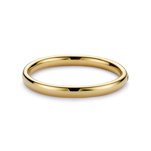 Leon Martens gladde armband in geelgoud Leon Martens Juwelier