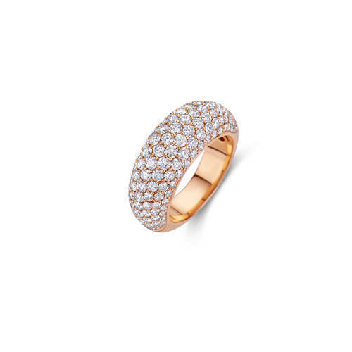 Leon Martens ring in roségoud met diamant Leon Martens Juwelier