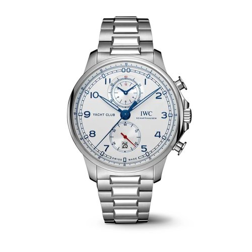 IWC Portugieser Yacht Club Chronograph in staal Leon Martens Juwelier