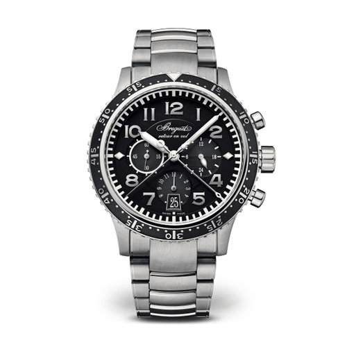 Breguet Type XXI 3810 Flyback Chronograph in titanium Leon Martens Juwelier Breguet Type XXI 3810 Flyback Chronograph in titanium Leon Martens Juwelier