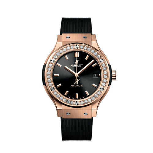 Hublot Classic Fusion in roségoud met diamant Leon Martens Juwelier