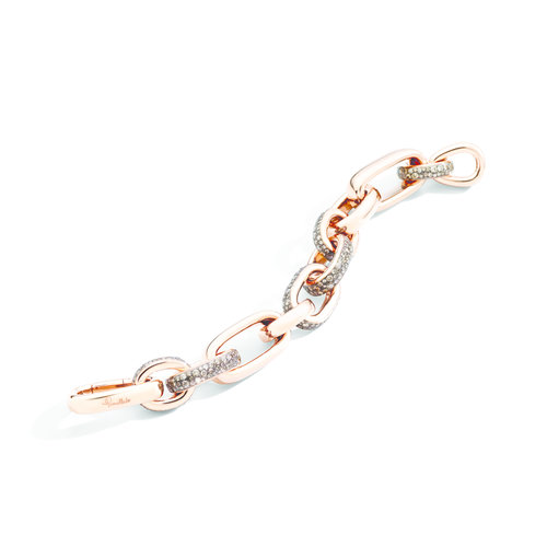 Pomellato Iconica armband in roségoud met bruine diamant Leon Martens Juwelier