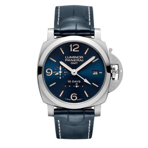 Panerai Luminor GMT 10 Days in staal Leon Martens Juwelier