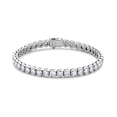 Leon Martens armband in witgoud met diamant Leon Martens Juwelier