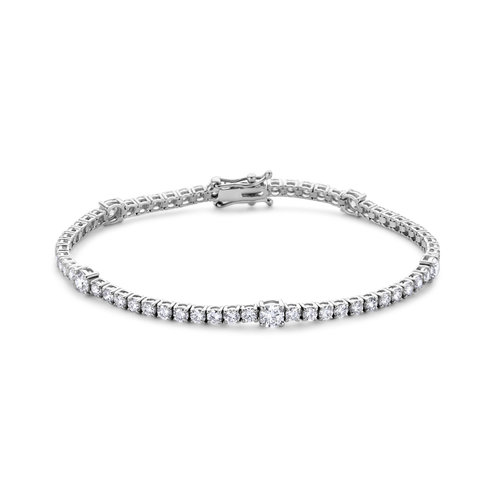 Leon Martens armband in witgoud met diamanten Leon Martens Juwelier