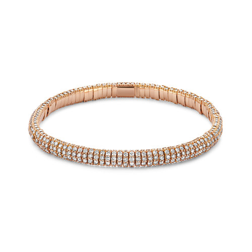 Leon Martens rekarmband in roségoud met diamant Leon Martens Juwelier Leon Martens rekarmband in roségoud met diamant Leon Martens Juwelier