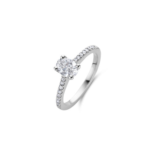 Leon Martens solitair ring in witgoud met diamant Leon Martens Juwelier Leon Martens solitair ring in witgoud met diamant Leon Martens Juwelier