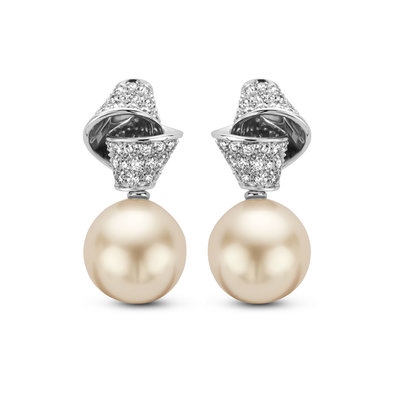 Juwelier Jack de Rooy - Gouden oorbellen met briljant
