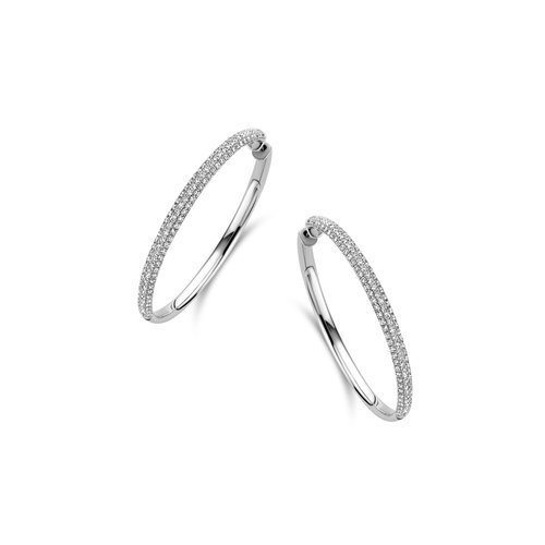 Leon Martens oorringen in witgoud met diamant Leon Martens Juwelier Leon Martens oorringen in witgoud met diamant Leon Martens Juwelier