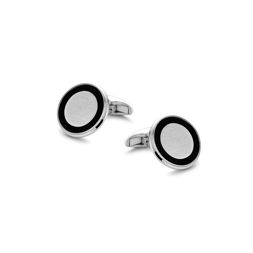 Leon Martens manchetknopen in witgoud met onyx Leon Martens Juwelier Leon Martens manchetknopen in witgoud met onyx Leon Martens Juwelier