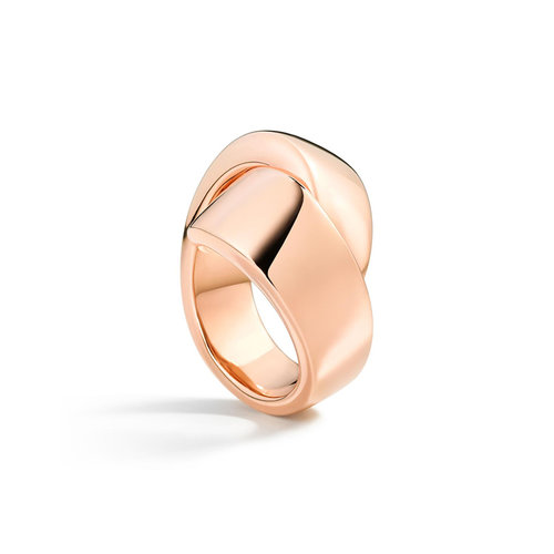 Vhernier  Abbraccio ring in roségoud Leon Martens Juwelier