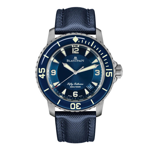 Blancpain Fifty Fathoms Automatic in titanium Leon Martens Juwelier