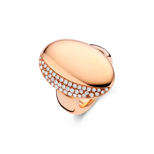 Leon Martens ring in roségoud met diamant Leon Martens Juwelier