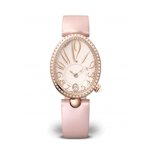 Breguet Reine de Naples 8918 in roségoud met diamant en parelmoer Leon Martens Juwelier Breguet Reine de Naples 8918 in roségoud met diamant en parelmoer Leon Martens Juwelier