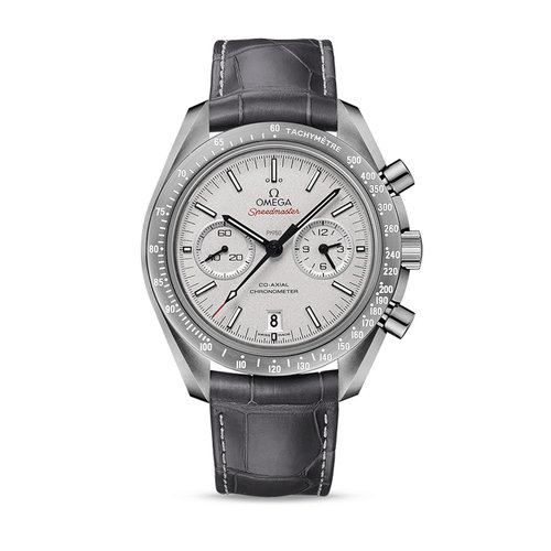 Omega Speedmaster Grey Side of the Moon Co-Axial Chorongraph in keramiek Leon Martens Juwelier