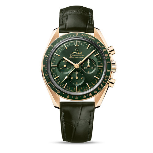 Omega Speedmaster Moonwatch Professional Co-Axial Chronograph in geelgoud Leon Martens Juwelier
