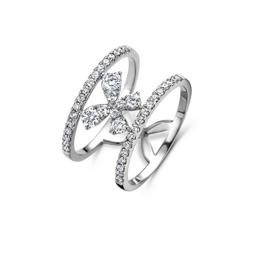 Leon Martens ring in witgoud met diamant Leon Martens Juwelier Leon Martens ring in witgoud met diamant Leon Martens Juwelier