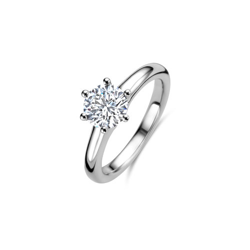 Leon Martens solitair ring in witgoud met diamant Leon Martens Juwelier Leon Martens solitair ring in witgoud met diamant Leon Martens Juwelier