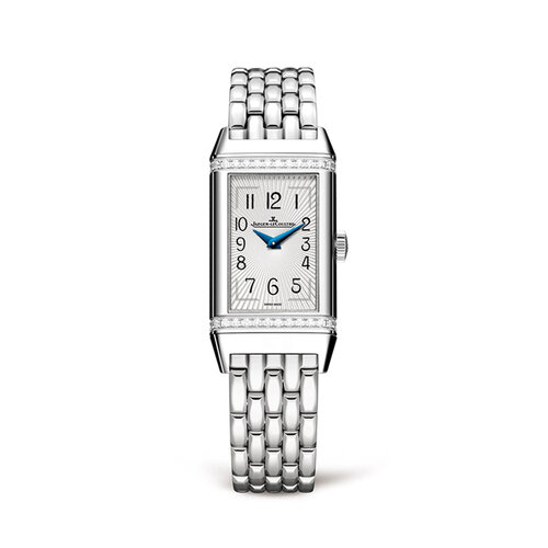 Jaeger-LeCoultre Reverso one monoface in staal met diamant Leon Martens Juwelier