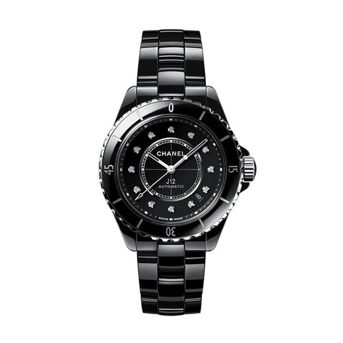 Chanel J12 Kaliber 12.1 in keramiek met staal en diamant Leon Martens Juwelier