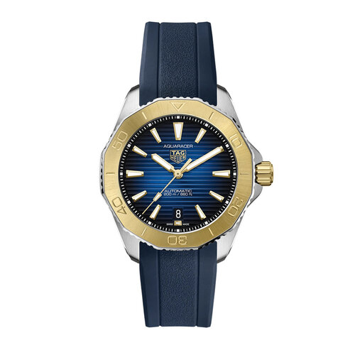 TAG Heuer Aquaracer Professional 200 in staal met geelgoud Leon Martens Juwelier