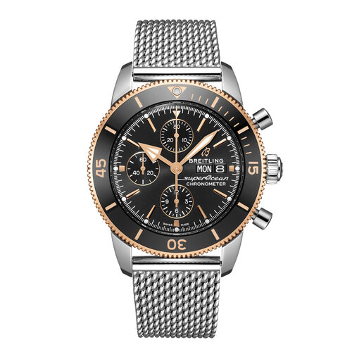 Breitling Superocean Heritage Chronograph 44 in staal met roségoud Leon Martens Juwelier