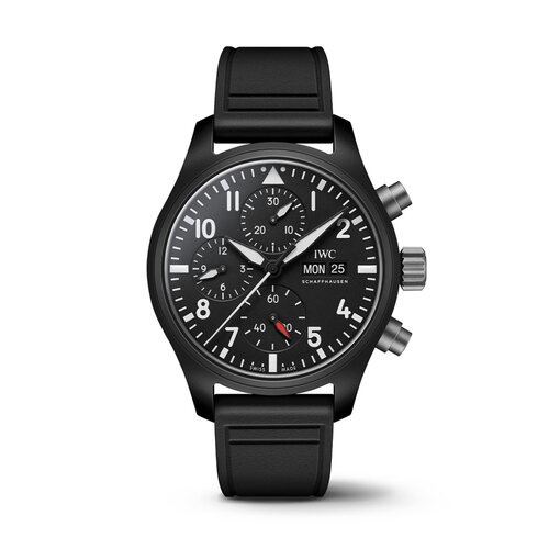 IWC Pilot's Watch Top Gun Chronograph in keramiek Leon Martens Juwelier