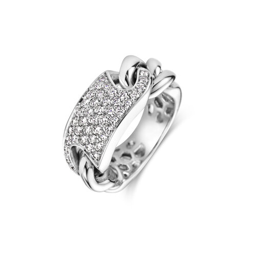 Leon Martens ring in witgoud met diamant Leon Martens Juwelier