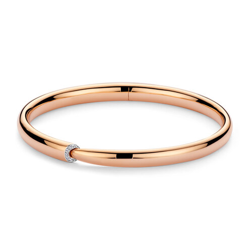 Vhernier  Calla armband in roségoud met diamanten Leon Martens Juwelier