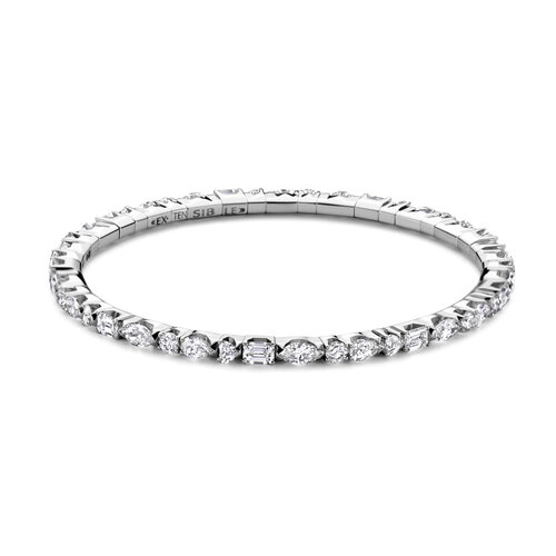 Leon Martens rekarmband in witgoud met diamant Leon Martens Juwelier Leon Martens rekarmband in witgoud met diamant Leon Martens Juwelier