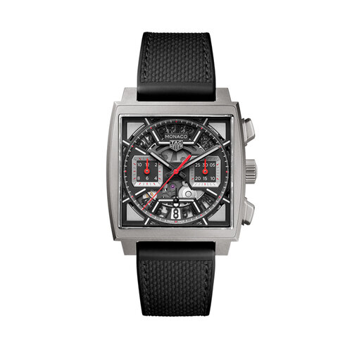 TAG Heuer Monaco in titanium Leon Martens Juwelier TAG Heuer Monaco in titanium Leon Martens Juwelier