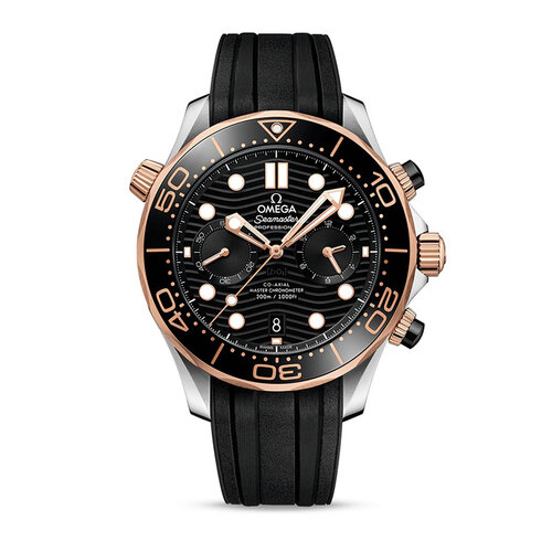 Omega Seamaster Diver 300M Co-axial in staal met roségoud Leon Martens Juwelier