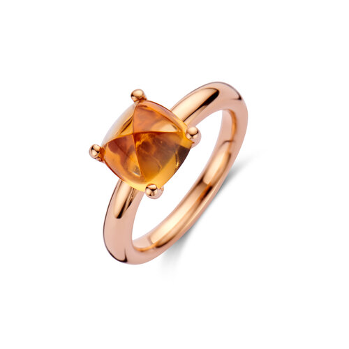Leon Martens solitair ring met citrien Leon Martens Juwelier Leon Martens solitair ring met citrien Leon Martens Juwelier