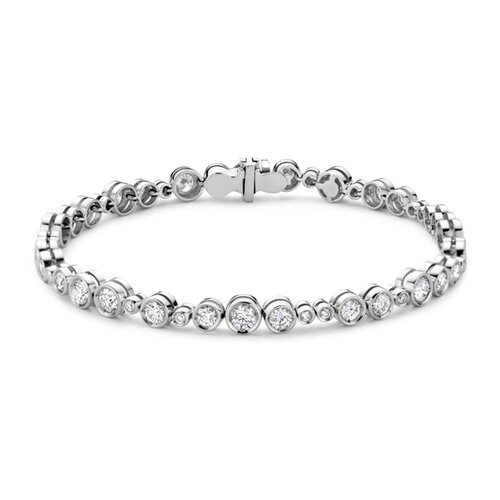 Leon Martens armband in witgoud met diamant Leon Martens Juwelier