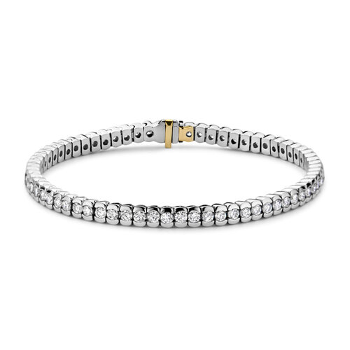 Leon Martens armband in platina met diamant Leon Martens Juwelier