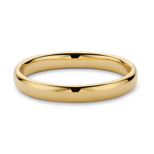 Leon Martens gladde armband in geelgoud Leon Martens Juwelier