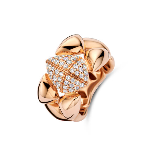 Leon Martens ring in roségoud met diamant Leon Martens Juwelier