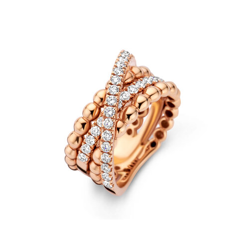 Leon Martens ring in roségoud met diamant Leon Martens Juwelier Leon Martens ring in roségoud met diamant Leon Martens Juwelier