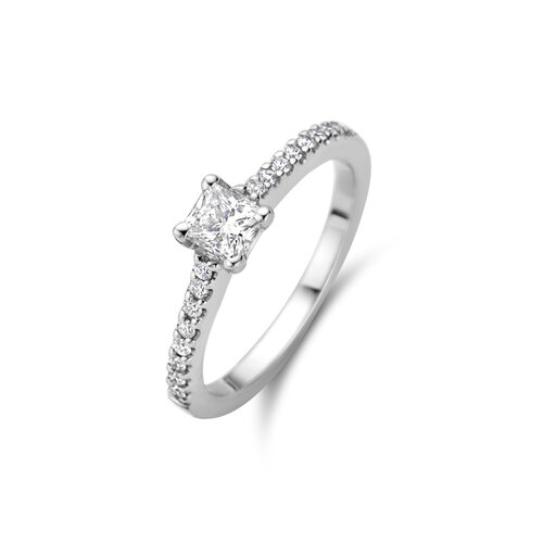 Leon Martens solitair ring in witgoud met diamant Leon Martens Juwelier Leon Martens solitair ring in witgoud met diamant Leon Martens Juwelier