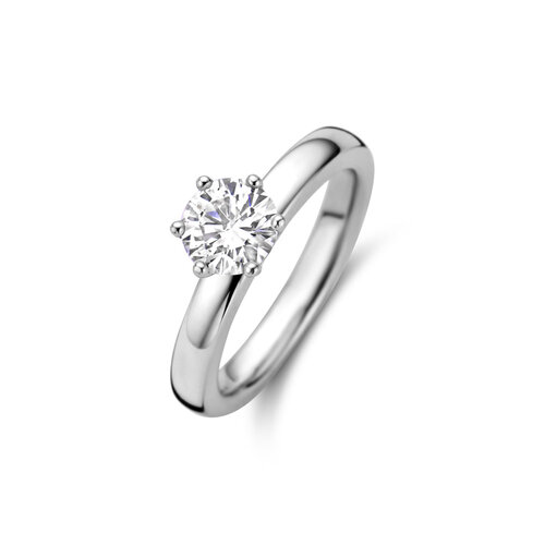 Leon Martens solitair ring in witgoud met diamant Leon Martens Juwelier Leon Martens solitair ring in witgoud met diamant Leon Martens Juwelier