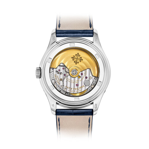 Patek Philippe Complications Annual Calendar Moon Phases in witgoud met diamant Leon Martens Juwelier