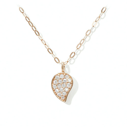 Tamara Comolli Sparkle collier met hanger in roségoud met diamant Leon Martens Juwelier